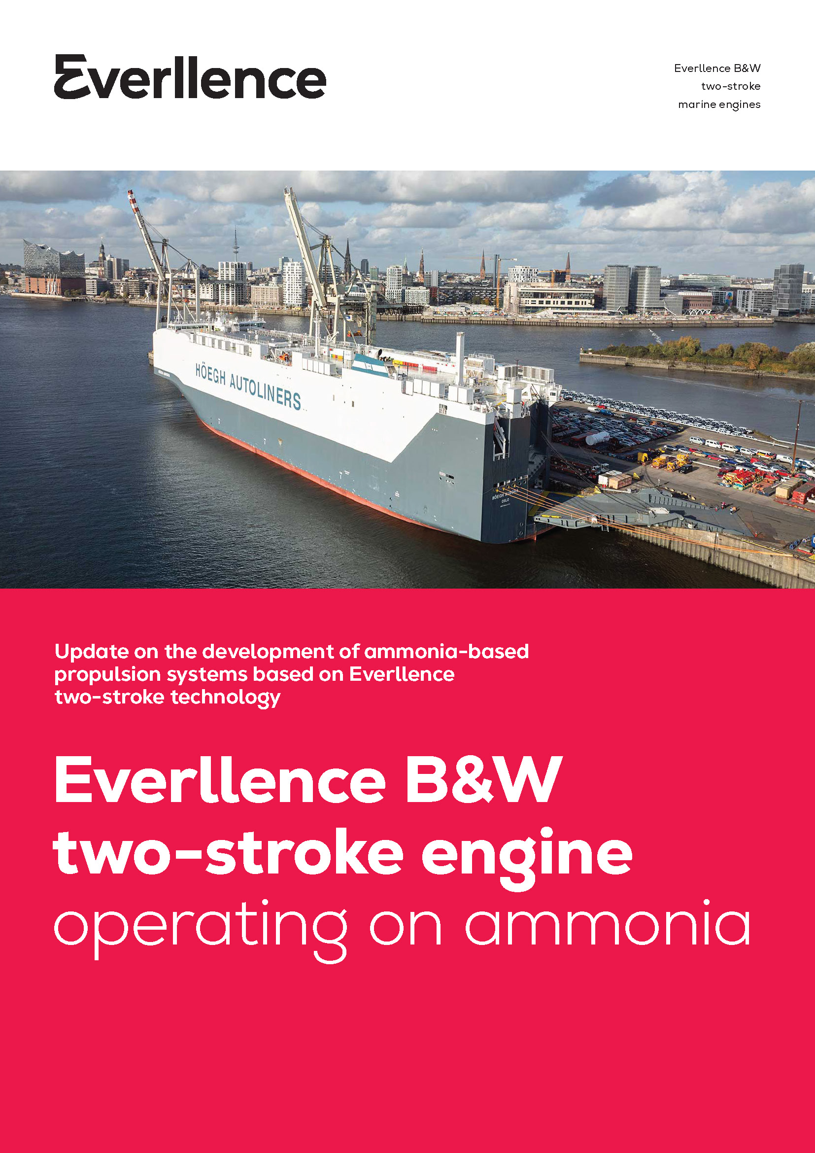 Everllence B&W two-stroke engine operating on ammonia